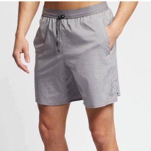 Nike Men's 7'' Flex Stride 2-in-1 Grey/Silver Running Shorts Size Large (L)